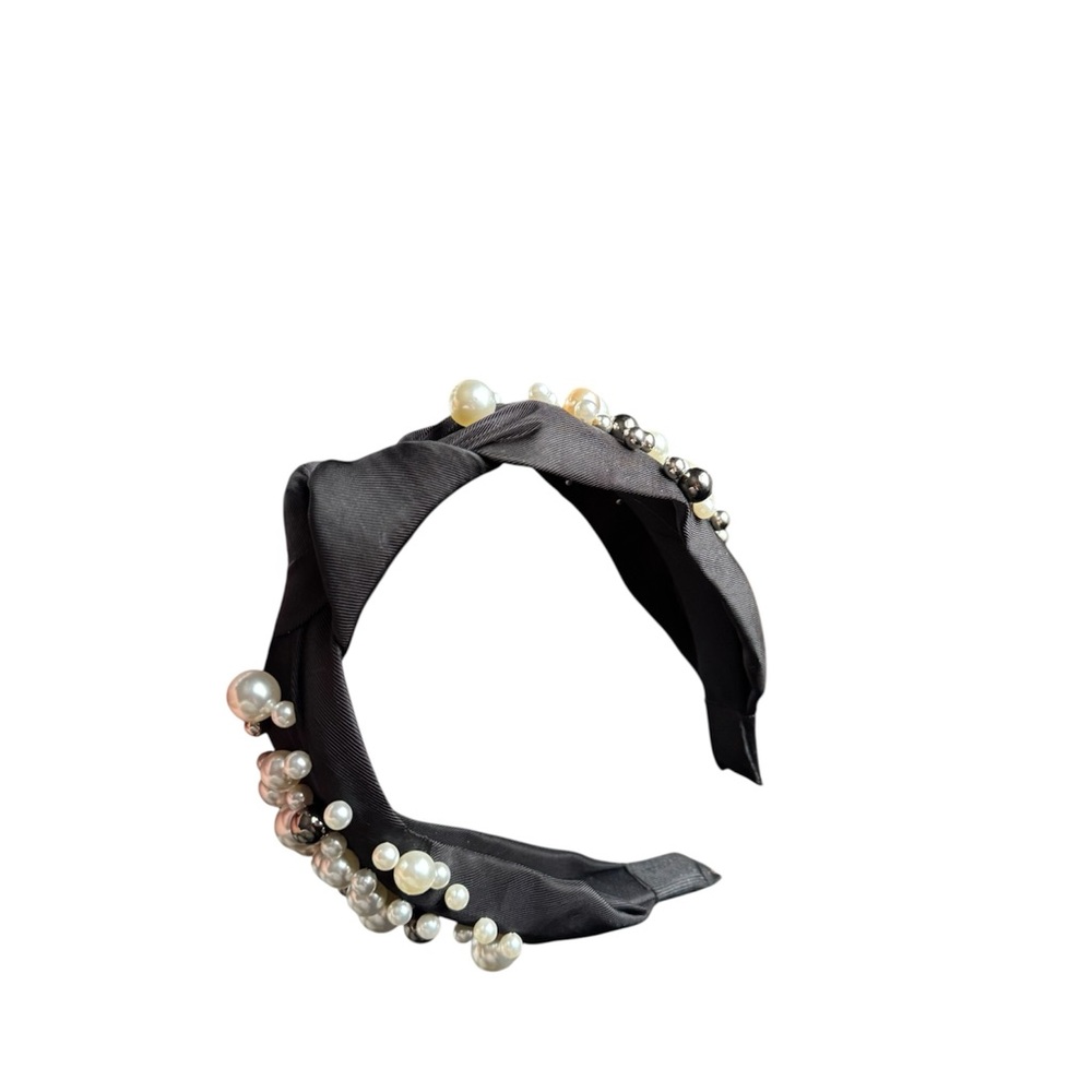 Black beaded headband